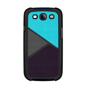 Чехол Zenus для Samsung Galaxy S3  бирюзово-черный